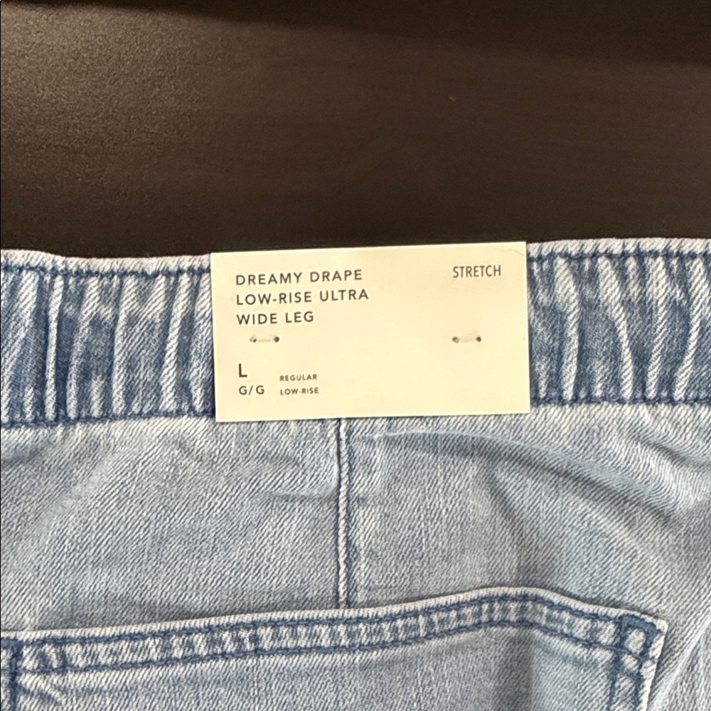 American Eagle Outfitters Light Blue Wide Leg Jeans - Picture 3 of 6